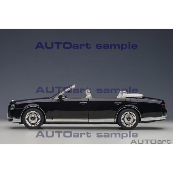 autoart - 1:18 toyota century convertible (black)