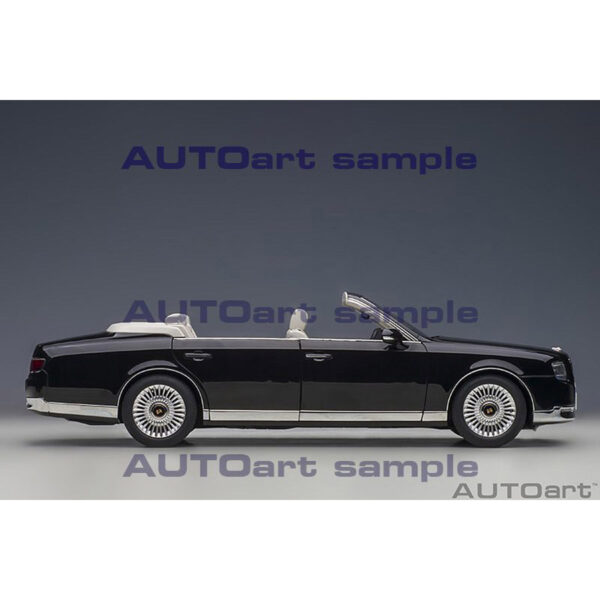 autoart - 1:18 toyota century convertible (black)