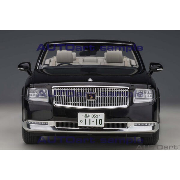 autoart - 1:18 toyota century convertible (black)