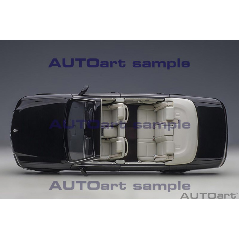 autoart - 1:18 toyota century convertible (black)