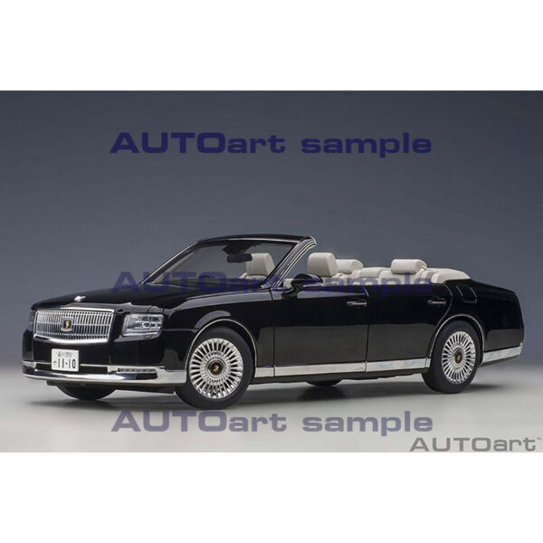 autoart - 1:18 toyota century convertible (black)