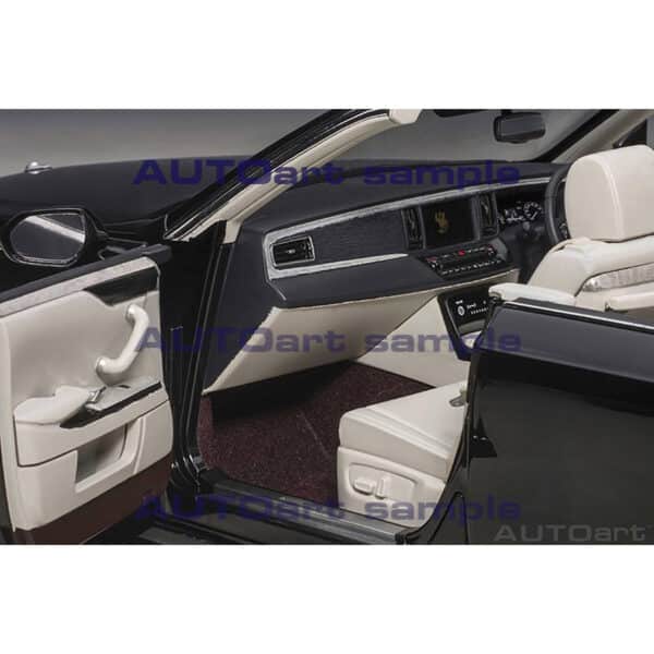 autoart - 1:18 toyota century convertible (black)