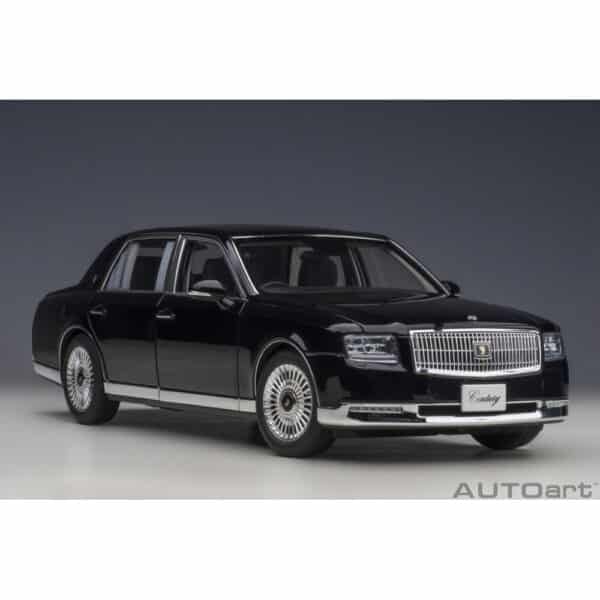 autoart - 1:18 toyota century with curtains (black)