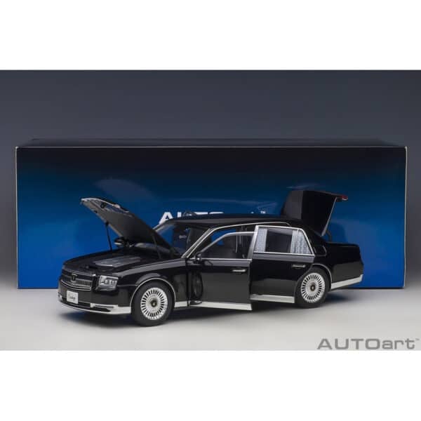 autoart - 1:18 toyota century with curtains (black)