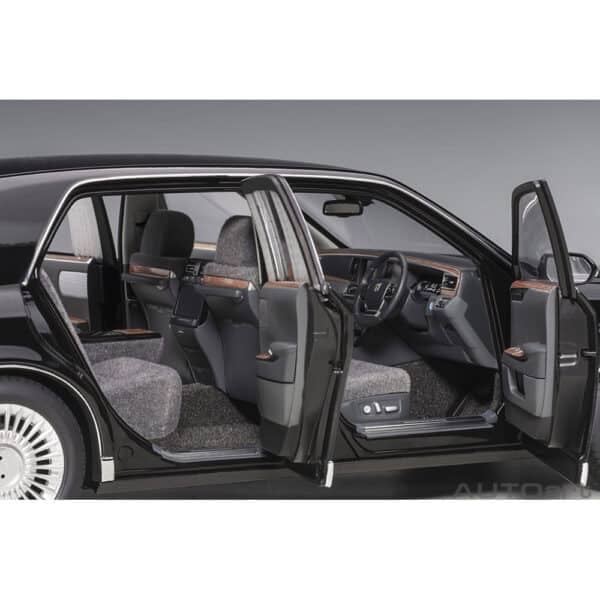 autoart - 1:18 toyota century with curtains (black)