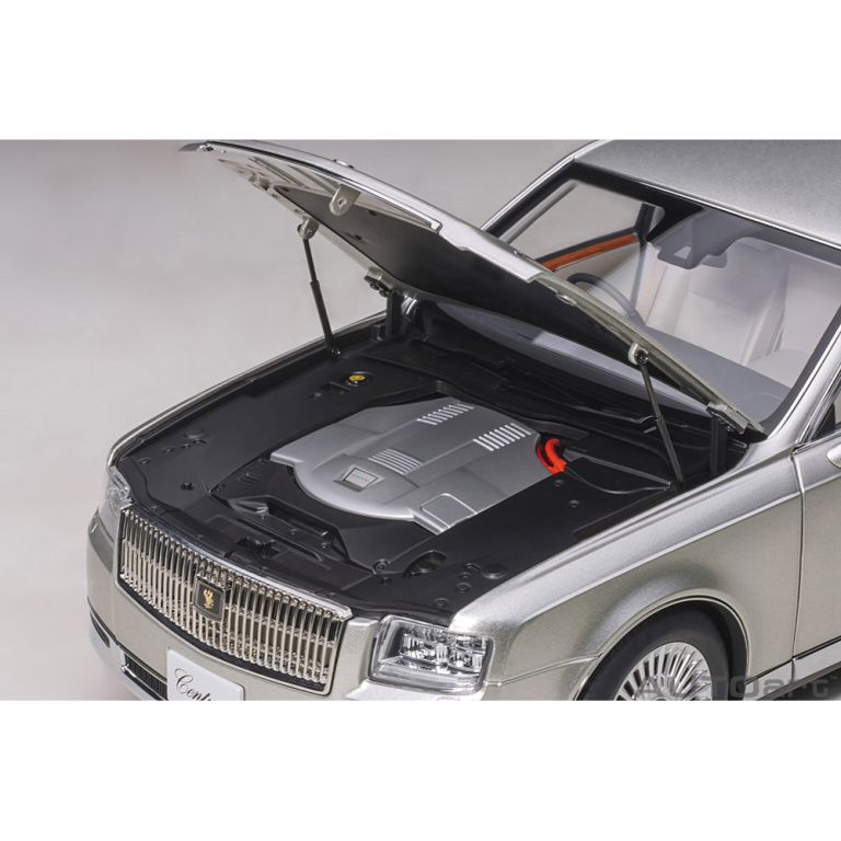 autoart - 1:18 toyota century with curtains (silver)