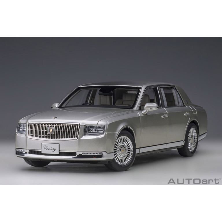 autoart - 1:18 toyota century with curtains (silver)