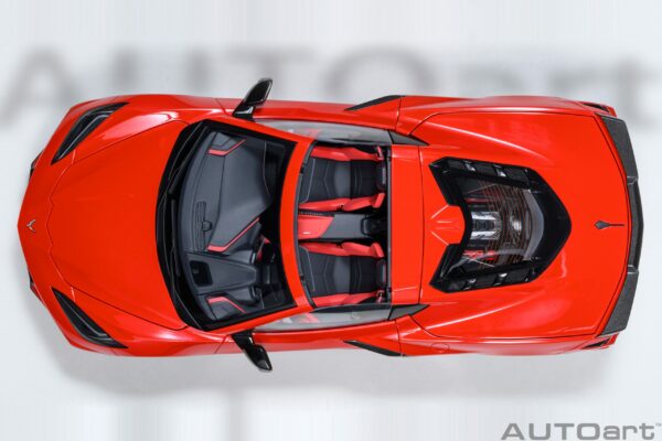 autoart 1:18 Chevrolet Corvette C8 Stingray Torch Red Model image1
