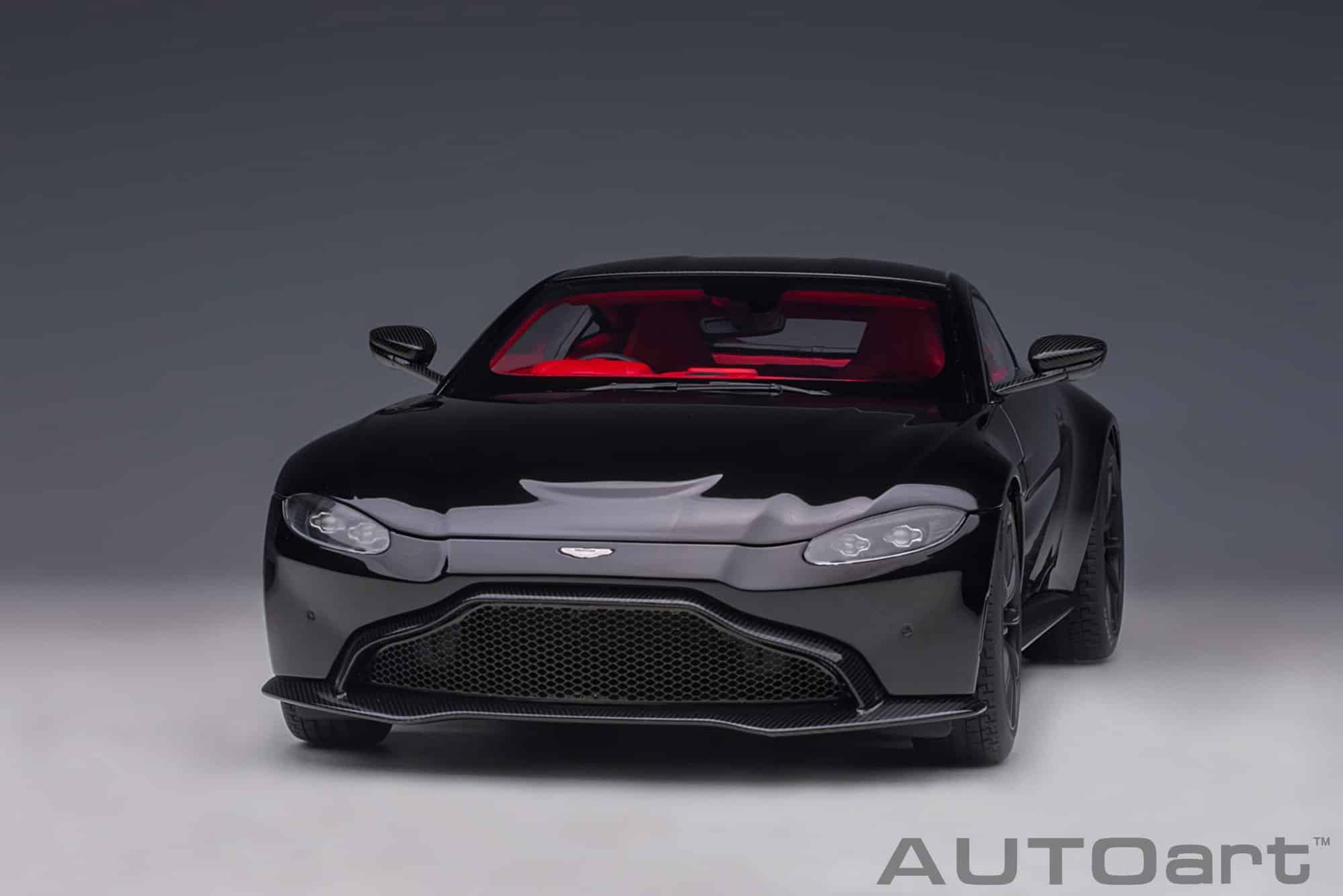 AUTOart 1:18 Aston Martin Vantage 2019 Jet Black (70275) Composite Model 11 AUTOart 1:18 Aston Martin Vantage 2019 Jet Black (70275) composite model – rear three-quarter view