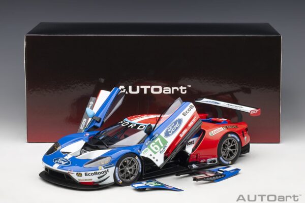 AUTOart 1:18 Ford GT GTE Pro Le Mans 24h 2017 #67 (81710) composite model – in retail packaging