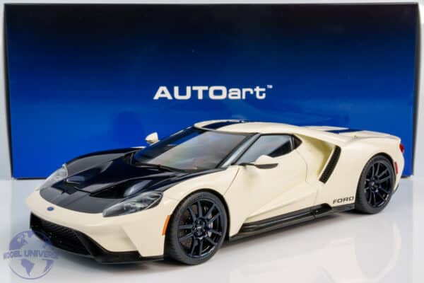 AUTOart - 1:18 Ford GT 2022 '64 Prototype Heritage Edition Wimbledon White - Composite Model