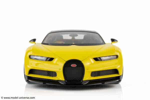 AUTOart - 1:18 Bugatti Chiron (Yellow Molsheim/Nocturne Black) - Composite Model