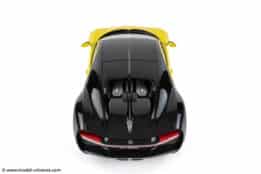 AUTOart - 1:18 Bugatti Chiron (Yellow Molsheim/Nocturne Black) - Composite Model
