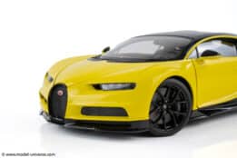 AUTOart - 1:18 Bugatti Chiron (Yellow Molsheim/Nocturne Black) - Composite Model