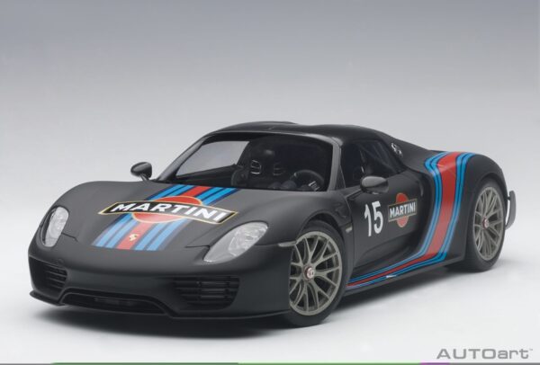 AUTOart 1:18 Porsche 918 Spyder Weissach Package Martini Livery 2013 (77929) Composite Model 27 AUTOart 1:18 Porsche 918 Spyder Weissach Package Martini Livery 2013 (77929)