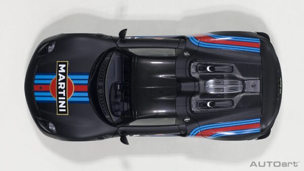 AUTOart 1:18 Porsche 918 Spyder Weissach Package Martini Livery 2013 (77929) Composite Model 20 AUTOart 1:18 Porsche 918 Spyder Weissach Package Martini Livery 2013 (77929)