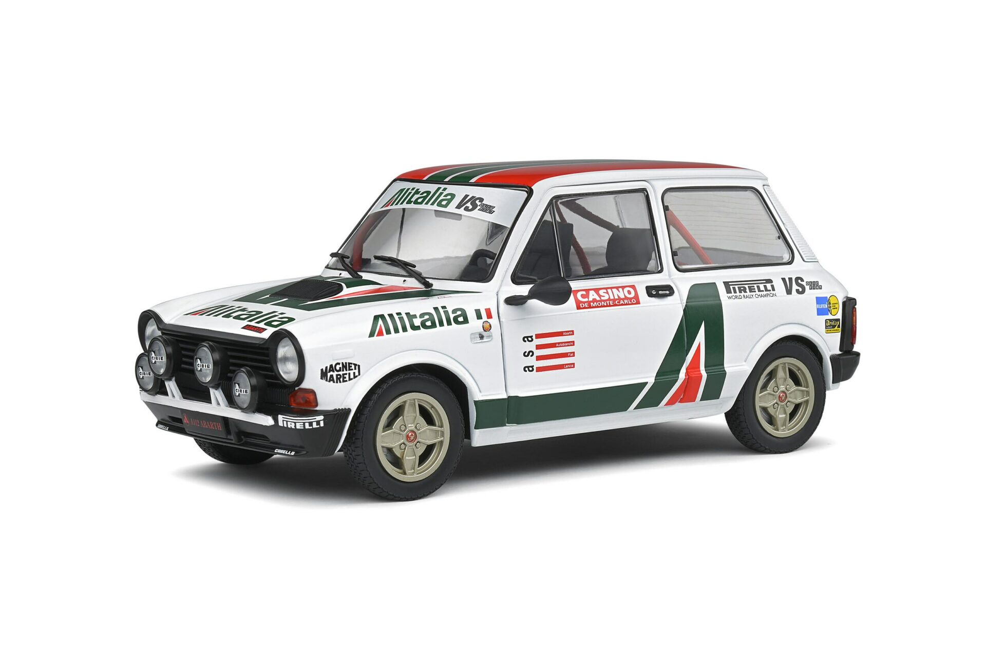 Solido - 1:18 Autobianchi A112 Mk5 Abarth Alitalia Rally 1980