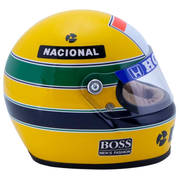 bell - 1:2 ayrton senna replica helmet - mclaren world champion 1988