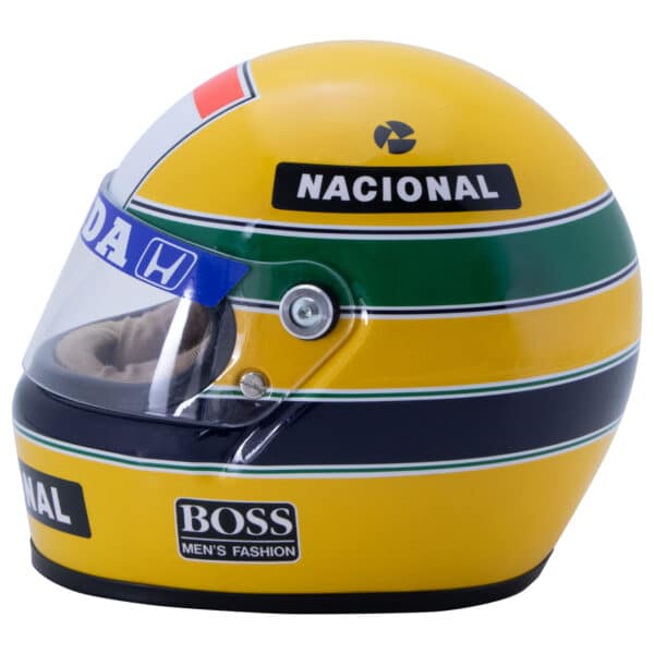bell - 1:2 ayrton senna replica helmet - mclaren world champion 1988