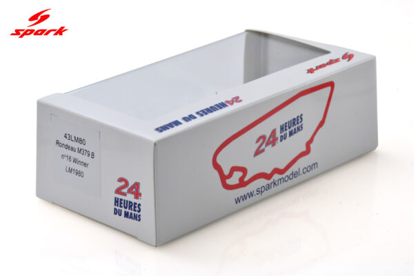 Spark 1:43 Rondeau M379 B No.16 Winner 24H Le Mans 1980 J. Rondeau - J-P Jaussaud (43LM80) Resin Model 15 Spark 1:43 Rondeau M379 B No.16 Winner 24H Le Mans 1980 J. Rondeau - J-P Jaussaud (43LM80) Resin Model