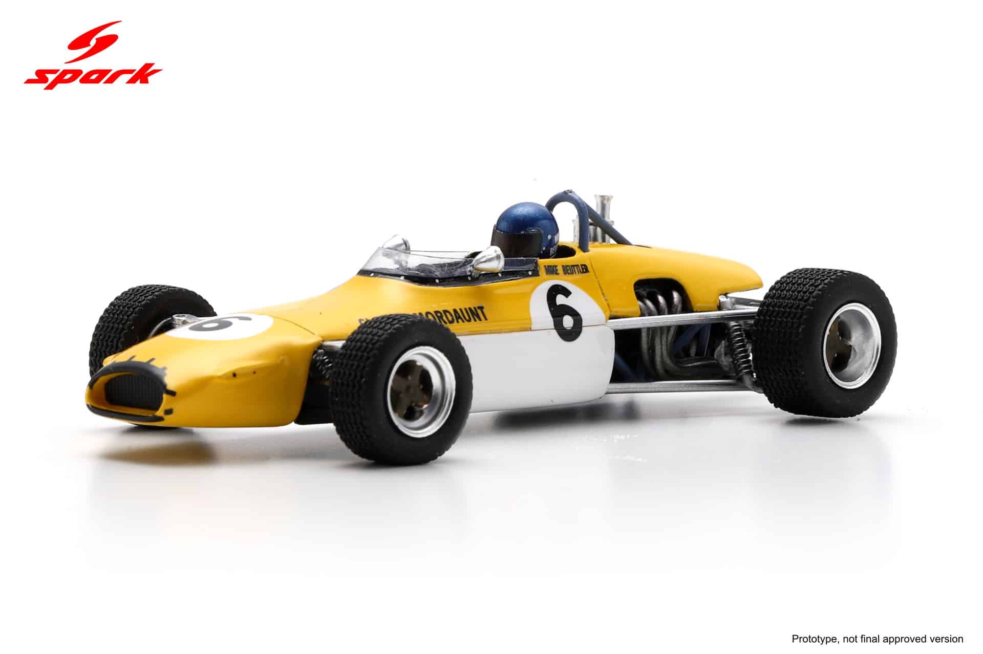 Spark - 1:43 Brabham BT28 No.6 Mike Beuttler Winner Coupe de l'ACIF F3 1970 - Limited Edition Resin Model 2 Spark 1:43 Brabham BT28 No.6 Winner Coupe de l’ACIF F3 1970 Mike Beuttler Limited 300 (SF318) Resin Model