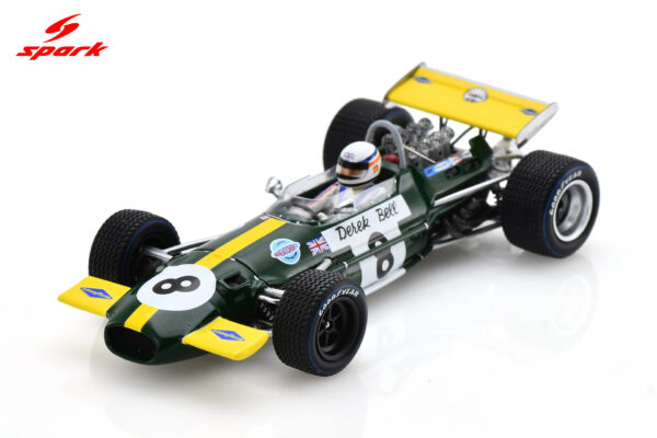 Spark - 1:43 Brabham BT26A No.8 Monaco GP 1969 Derek Bell - Resin Model