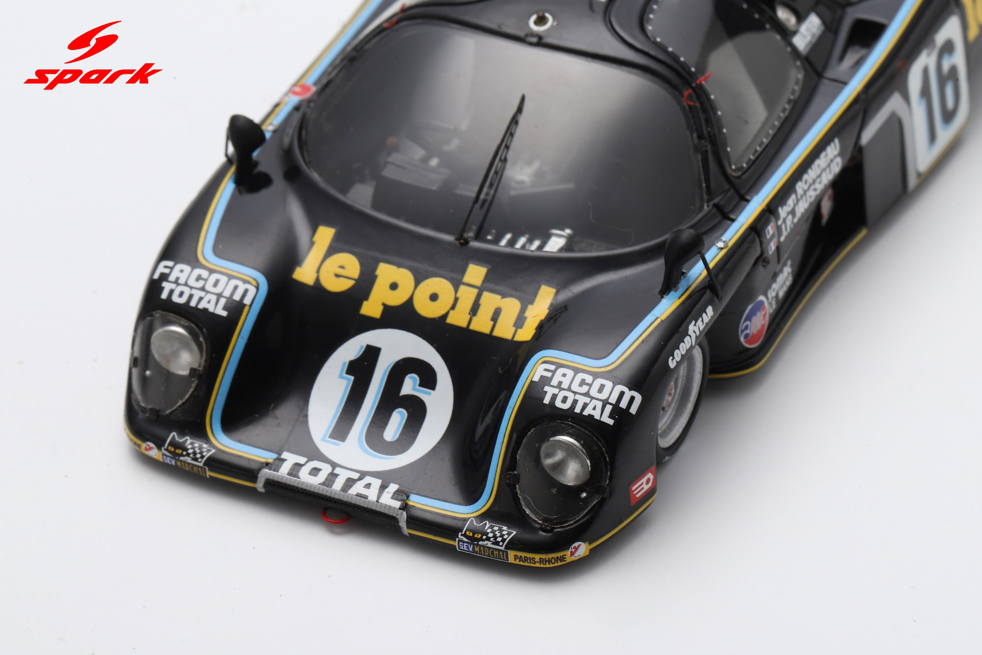 Spark 1:43 Rondeau M379 B No.16 Winner 24H Le Mans 1980 J. Rondeau - J-P Jaussaud (43LM80) Resin Model 11 Spark 1:43 Rondeau M379 B No.16 Winner 24H Le Mans 1980
J. Rondeau - J-P Jaussaud (43LM80) Resin Model - Image 11