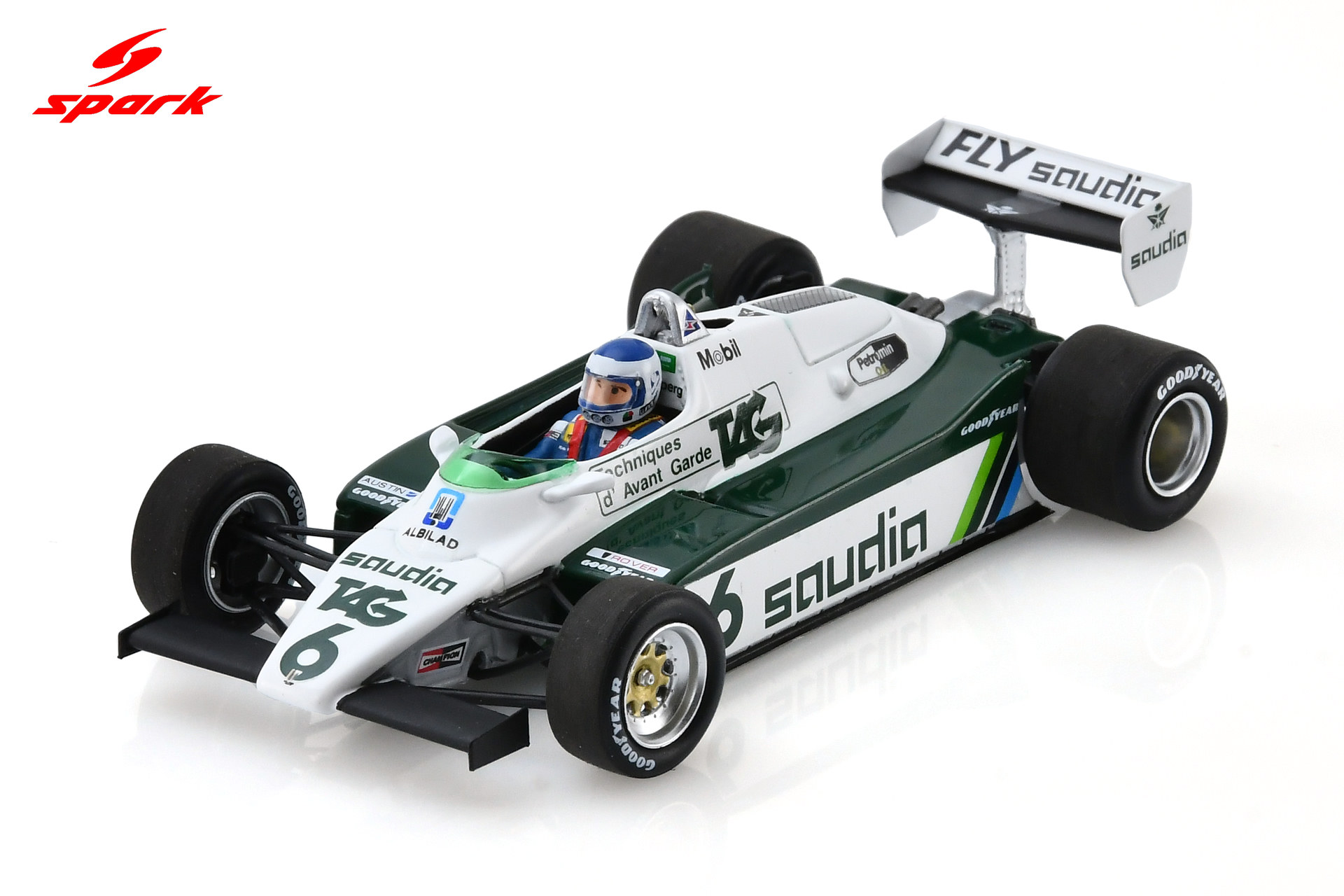 Spark 1:43 Williams FW08 No.6 Winner Swiss GP 1982 Keke Rosberg (S7498) Resin Model 9 Spark 1:43 Williams FW08 No.6 Winner Swiss GP 1982 Keke Rosberg (S7498) Resin Model - Image 9