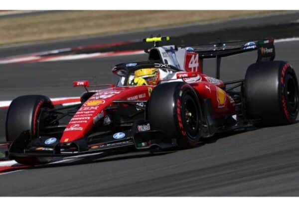 BBR 1:12 Ferrari SF-26 British GP 2026 - Hamilton No.44 (3rd Place) with Driver Figure (BBR1229D44) Limited Edition Resin Model