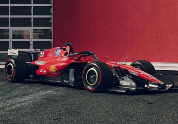 BBR 1:12 Ferrari SF-26 Italian GP 2026 Schumacher Tribute - Hamilton No.44 with Driver Figure (BBR1229E44) Limited Edition Resin Model