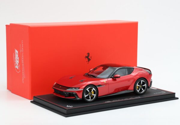 BBR - 1:18 Ferrari 12 Cilindri Coupe Rosso Imola Red - Limited Edition Resin Model
