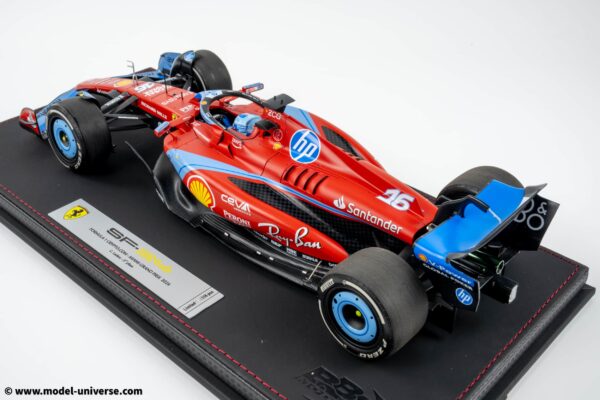BBR - 1:18 Ferrari SF24 No.16 Charles Leclerc 3rd Miami GP 2025 - Limited Edition Diecast Model with Luxury Pack & Display Case 16 BBR - 1:18 Ferrari SF24 No.16 Charles Leclerc 3rd Miami GP 2025 - Limited Edition Diecast Model with Luxury Pack & Display Case
