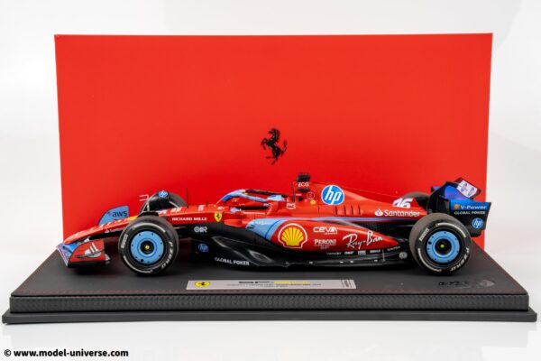 BBR - 1:18 Ferrari SF24 No.16 Charles Leclerc 3rd Miami GP 2025 - Limited Edition Diecast Model with Luxury Pack & Display Case 13 BBR - 1:18 Ferrari SF24 No.16 Charles Leclerc 3rd Miami GP 2025 - Limited Edition Diecast Model with Luxury Pack & Display Case
