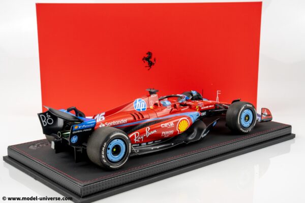 BBR - 1:18 Ferrari SF24 No.16 Charles Leclerc 3rd Miami GP 2025 - Limited Edition Diecast Model with Luxury Pack & Display Case 11 BBR - 1:18 Ferrari SF24 No.16 Charles Leclerc 3rd Miami GP 2025 - Limited Edition Diecast Model with Luxury Pack & Display Case
