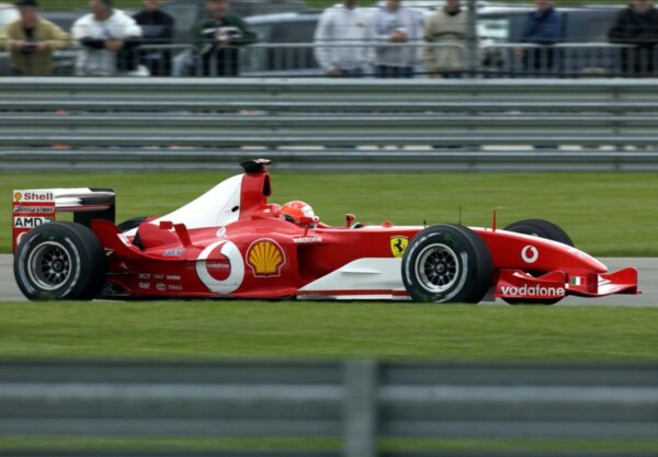 BBR 1:18 Ferrari F2003-GA United States GP 2003 - Michael Schumacher No.1 Winner (BBRC1864A1) Limited Edition Resin Model