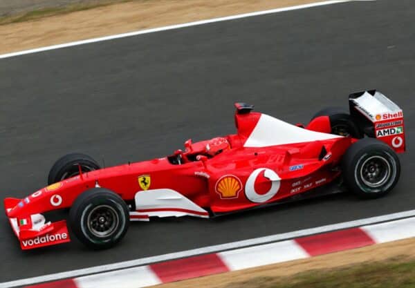 BBR 1:18 Ferrari F2003-GA Japanese GP 2003 - Michael Schumacher No.1 World Champion (BBRC1864B1) Limited Edition Resin Model