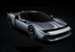 BBR - 1:43 Ferrari 849 Testarossa Assetto Fiorano Grigio Titanio Matt with White Stripes - Limited Edition Resin Model