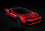 BBR - 1:43 Ferrari 849 Testarossa Assetto Fiorano Rosso Magma with Red Stripes - Limited Edition Resin Model