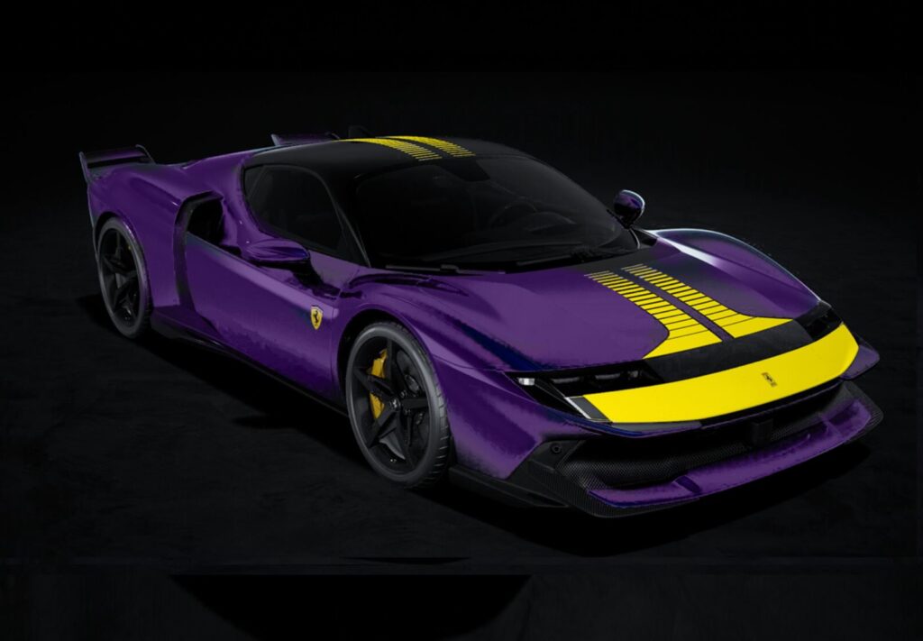 Pre-Order: BBR Unveils Array of Ferrari 849 Testarossa Resin Models in 1:18 and 1:43 Scale 11 BBR - 1:43 Ferrari 849 Testarossa Viola Hong Kong with Yellow Livery - Limited Edition Resin Model