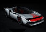 BBR - 1:43 Ferrari 849 Testarossa Spider Assetto Fiorano Grigio Squalo with Red Livery - Limited Edition Resin Model