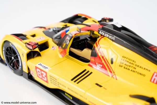 Bburago - 1:18 Ferrari 499P No.83 24h Le Mans 2024 R.Kubica, R.Shwartzman, Y.Ye - Diecast Model