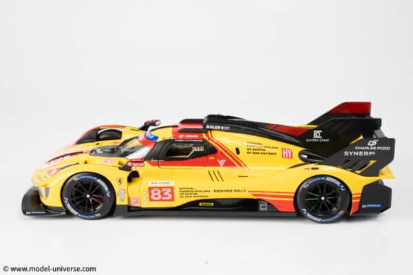 Bburago - 1:18 Ferrari 499P No.83 24h Le Mans 2024 R.Kubica, R.Shwartzman, Y.Ye - Diecast Model
