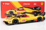 Bburago - 1:18 Ferrari 499P No.83 24h Le Mans 2024 R.Kubica, R.Shwartzman, Y.Ye - Diecast Model