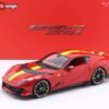 Ferrari 812 Competizione 2021 Rosso Corsa Red / Yellow - Signature Edition - 1:18 Scale Diecast Model by Bburago 23 Ferrari 812 Competizione 2021 Rosso Corsa Red / Yellow - Signature Edition - 1:18 Scale Diecast Model by Bburago
