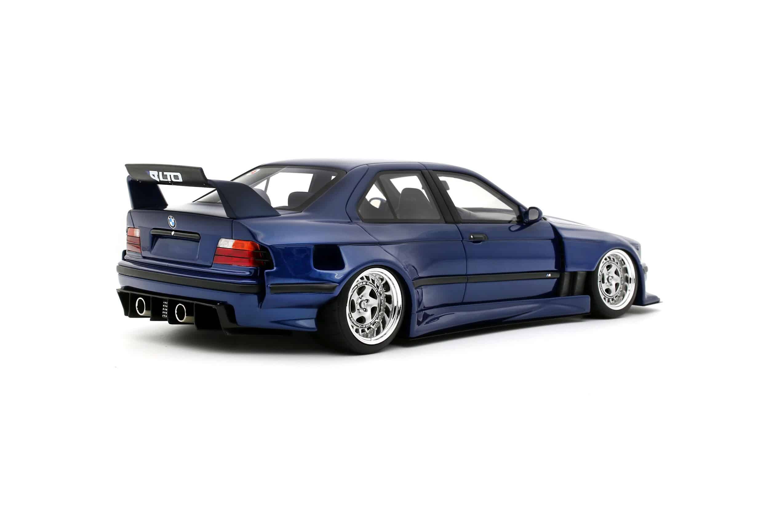 Otto Mobile 1:18 BMW E36 LTO Sedan Turbo by Khyzyl Saleem Avus Blue 2023 (OT1174) Limited Edition Resin Model 2 Otto Mobile 1:18 BMW E36 LTO Sedan Turbo by Khyzyl Saleem Avus Blue 2023 Limited Edition Resin Model