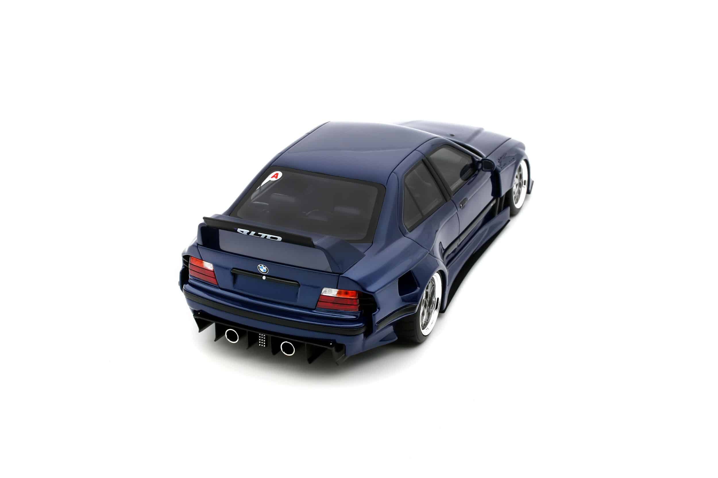 Otto Mobile 1:18 BMW E36 LTO Sedan Turbo by Khyzyl Saleem Avus Blue 2023 (OT1174) Limited Edition Resin Model 7 Otto Mobile 1:18 BMW E36 LTO Sedan Turbo by Khyzyl Saleem Avus Blue 2023 Limited Edition Resin Model