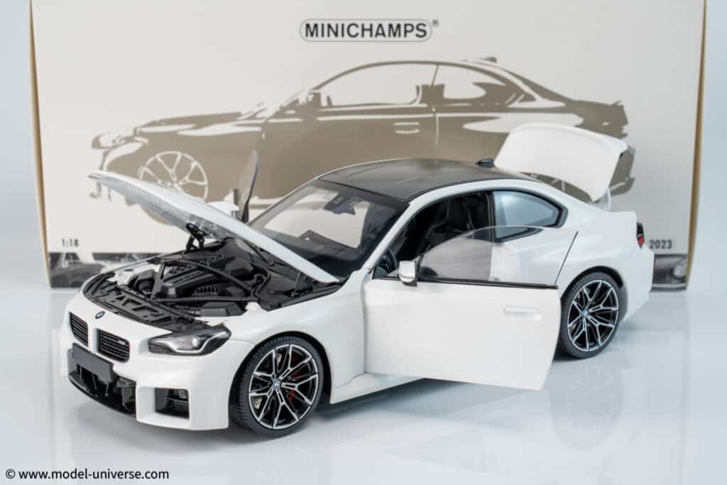 New Limited Edition Diecast Model Cars Just Arrived – 1:18 Porsche GT3, Ford Mustang GT500 & More 2 Minichamps 1:18 BMW M2 White 2022 - Diecast Model