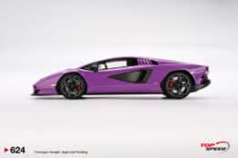 Top Speed - 1:18 Lamborghini Countach LPI 800-4 Purple - Resin Model