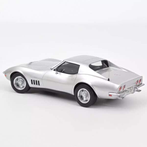 Norev 1:18 Chevrolet Corvette Coupe 1969 Silver