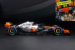 Spark - 1:18 McLaren MCL39 F1 No.4 Lando Norris Winner 2025 British GP with Pitboard - Resin Model